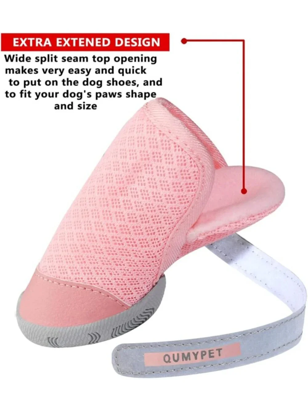 Paw Protectors for Small Dogs - Breathable Summer Dog Booties, Anti-Slip Sole